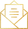 newsletter icon in gold